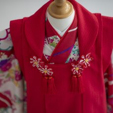 画像4: 【KIMONOTTE】　３歳レッド　 【対応身長】８５cm〜１００cm (4)