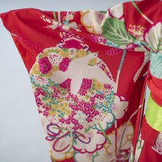 画像6: 【KIMONOTTE】　７歳　レッド　 【対応身長】１２０cm〜１３８cm (6)